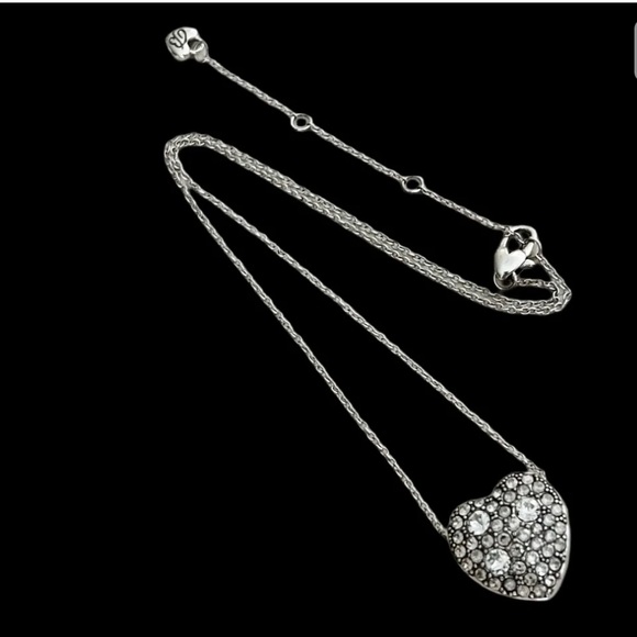 BRIGHTON ANATOLIA CRYSTAL HEART REVERSIBLE NECKLACE - Picture 5 of 6